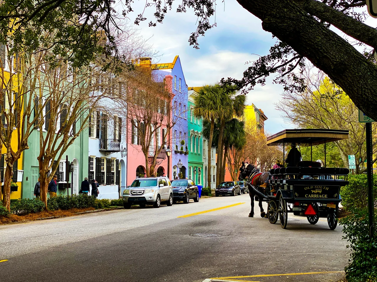 Historic Charleston streetscape; local setting rather than a restoration project